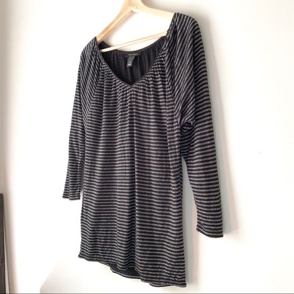 White House Black Market Metallic Top L - Picture 2 of 8